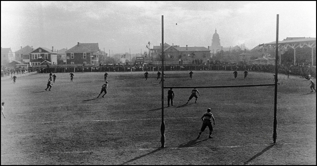 Old Clarks Field playing Rice