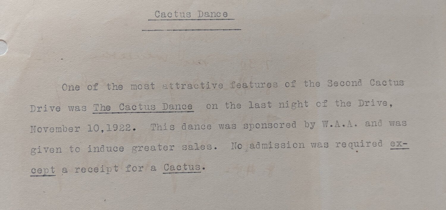 Cactus Dance to raise funds