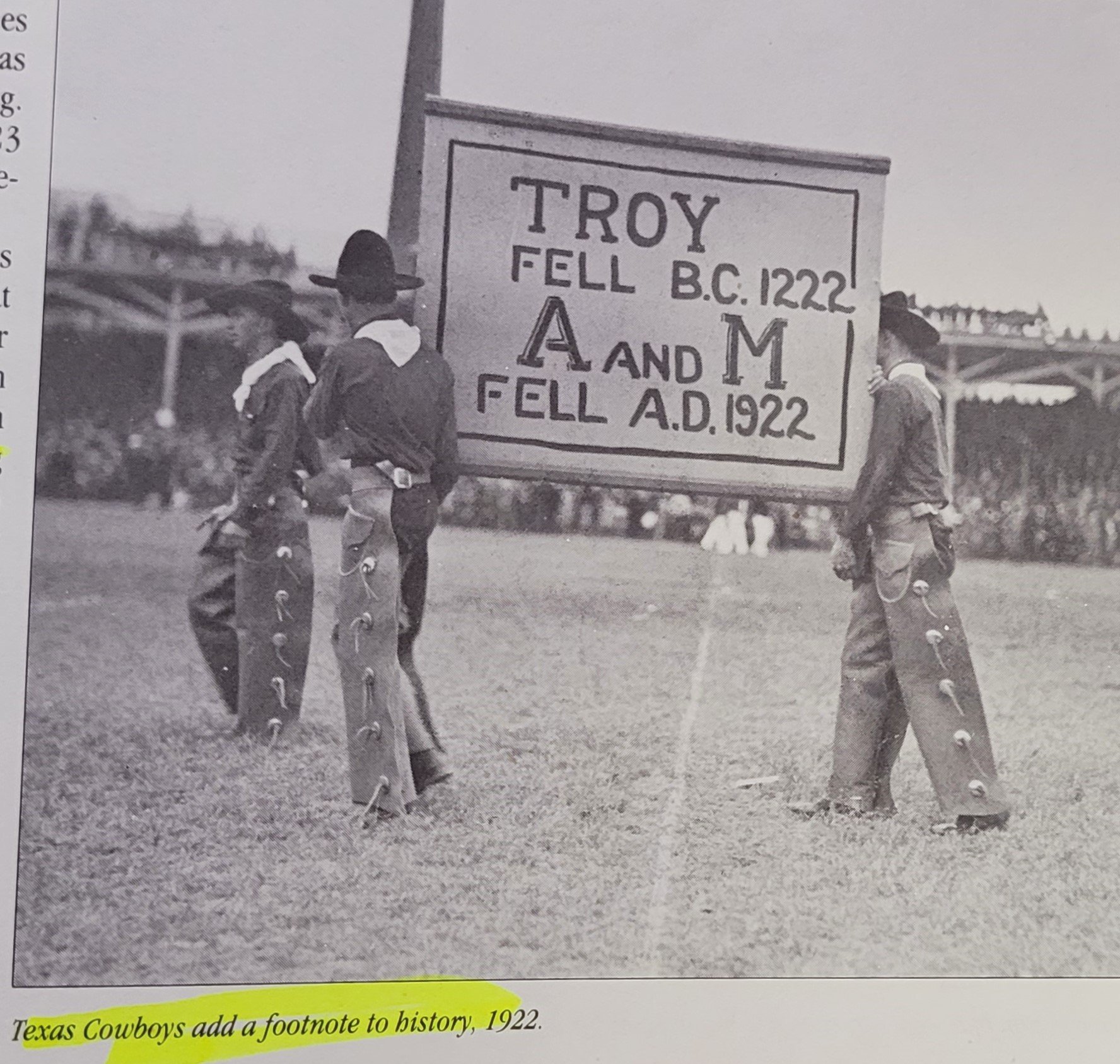 1922 - U.T. leaders chose 40 men considered leaders on campus and in the community to promote school spirit. 