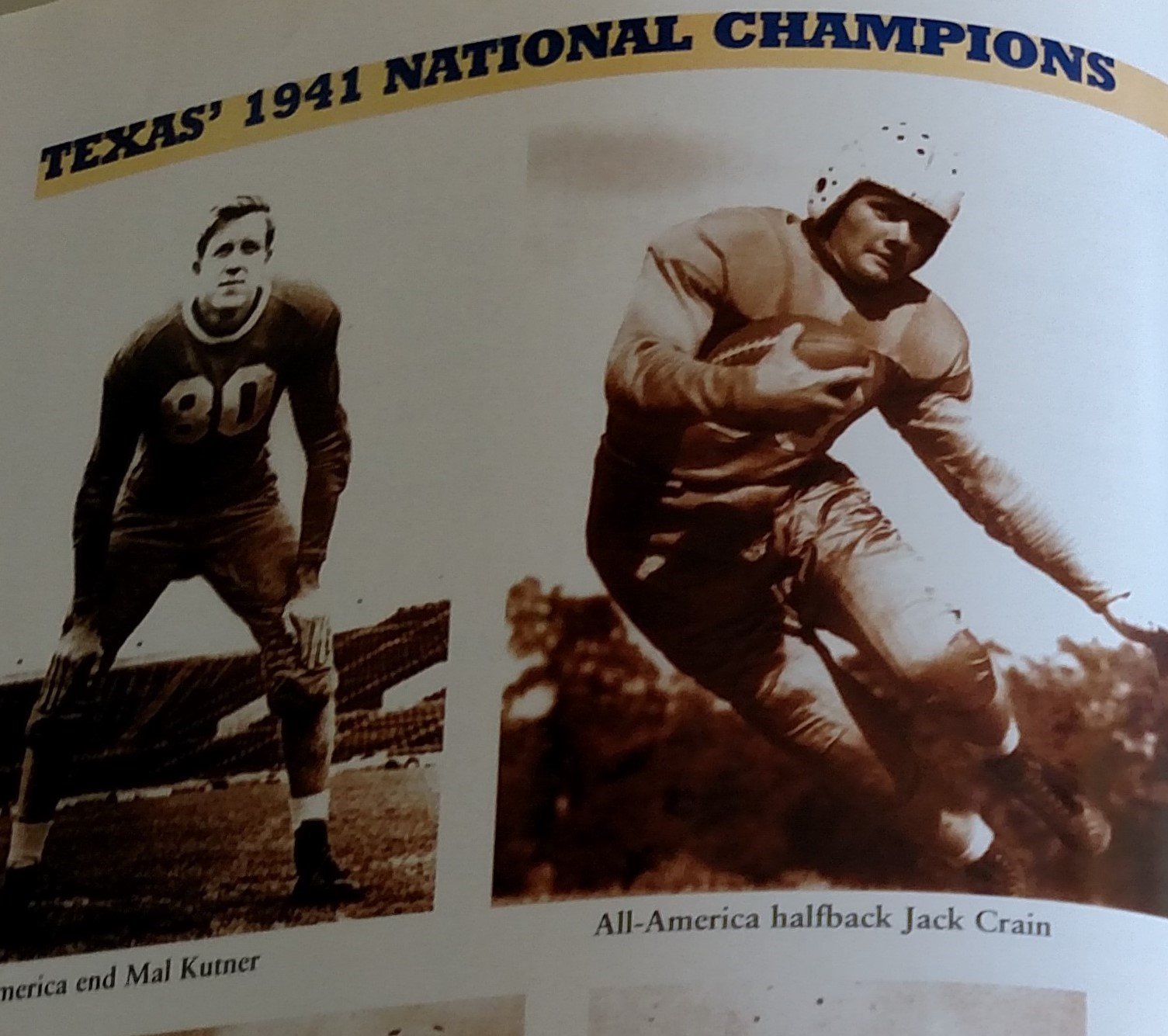  1941 National Champions  Mal Kuntner, Jack Crain 