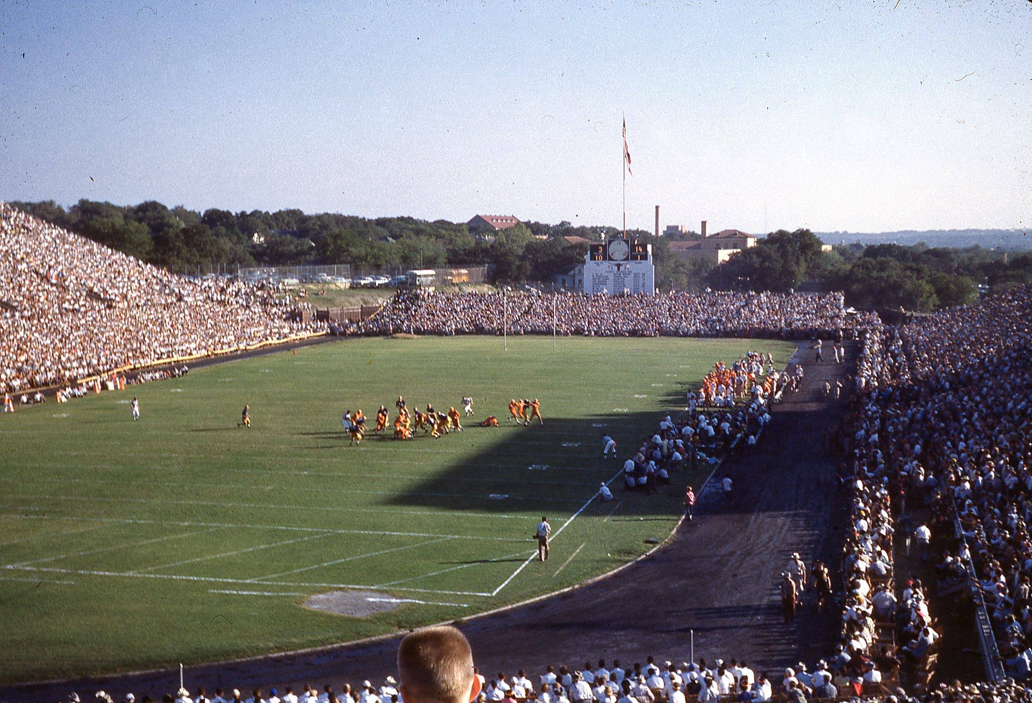 Notre Dame and Texas on the same sideline