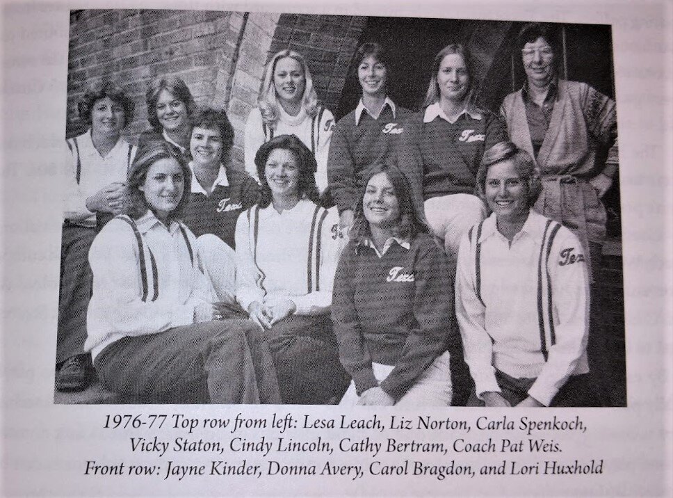 1976 Pat Weiss golf team 