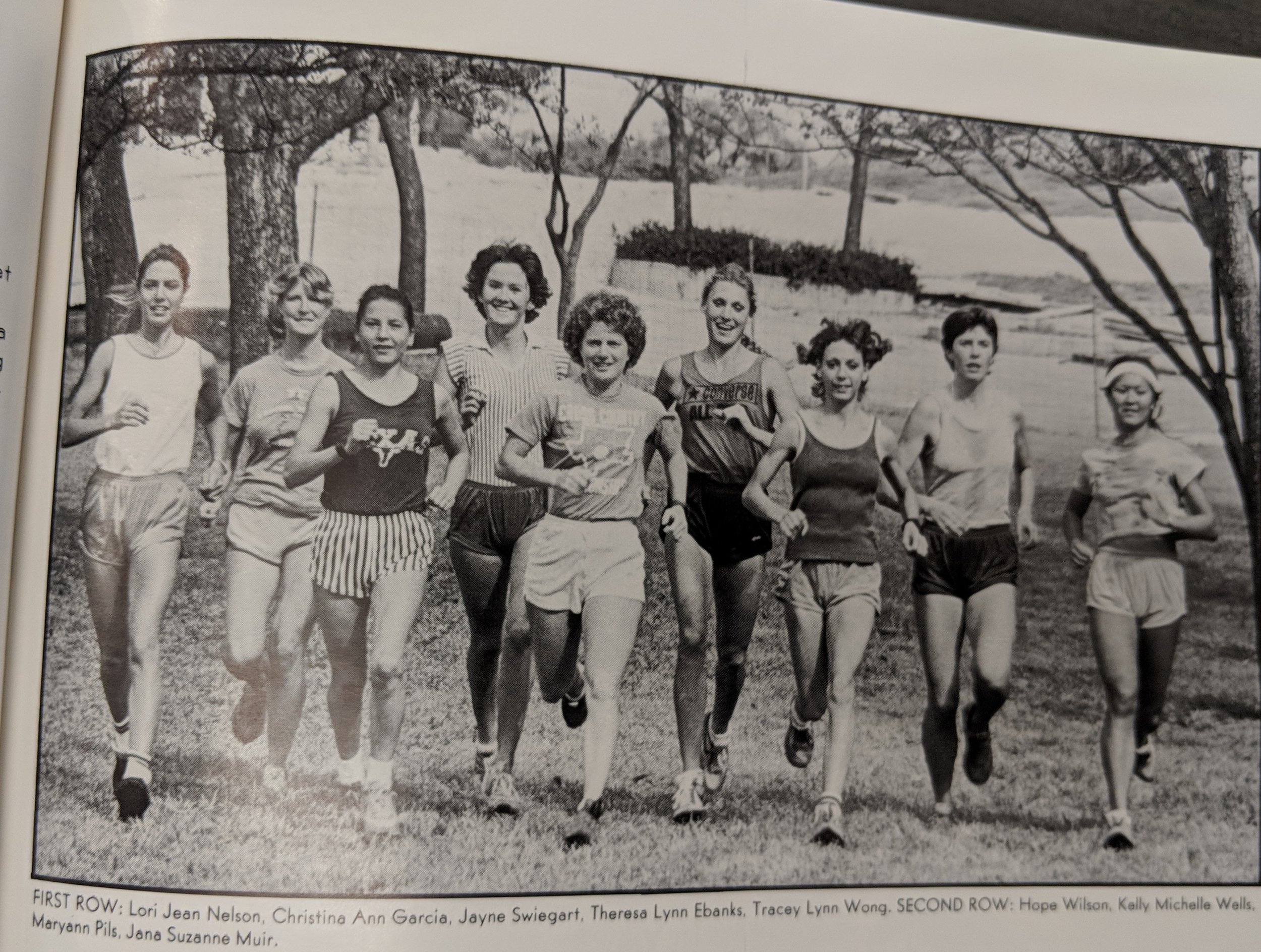  First row - Jean Nelson, Christina Garcia, Jayne Swiegart, Theresa Ebanks, Tracey Wong,  Second row: Hope Wilson,  Kelly Wells, Maryann Pils, Jana Muir.  