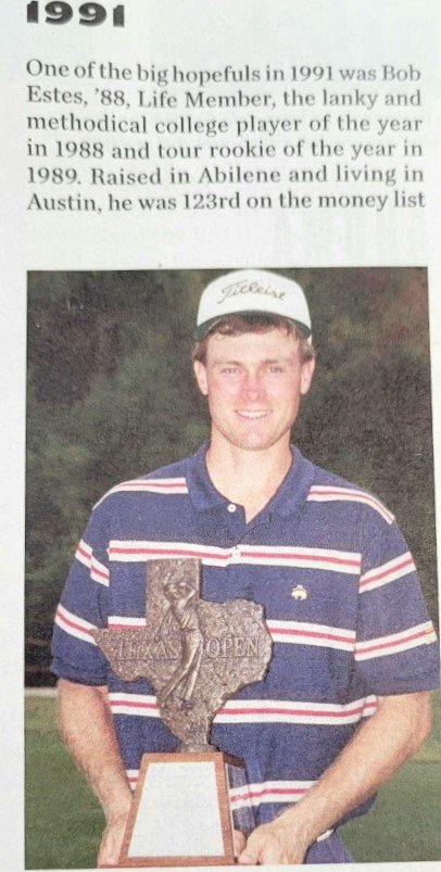 Finished 7th in 1991 at the Texas Open