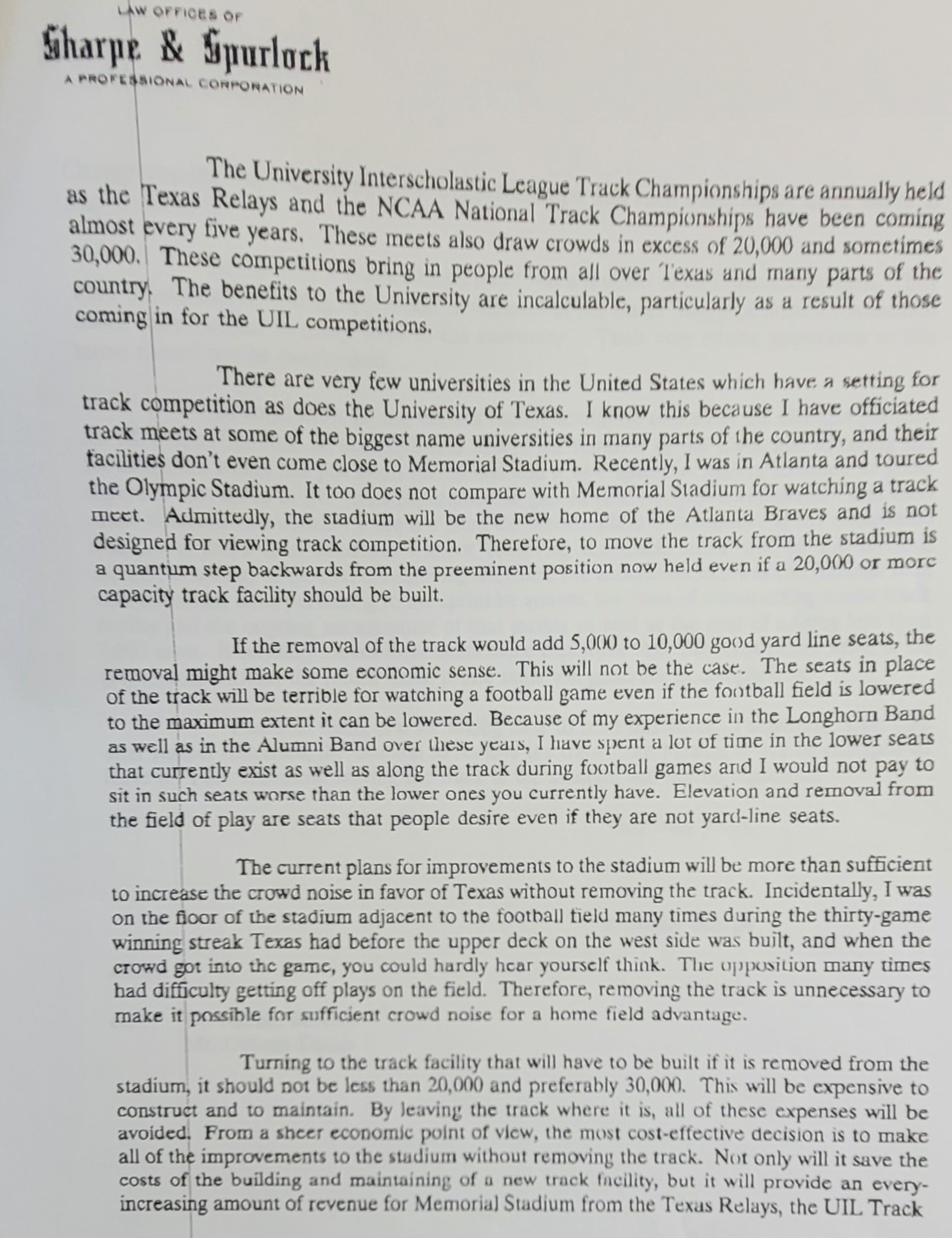 1996  a letter written to Hicks  questioning the decision to build a new track facility in place of the track in DKR stadium Conrad  (8).jpg