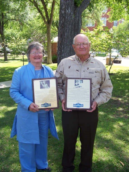 Jane and Pat honored 