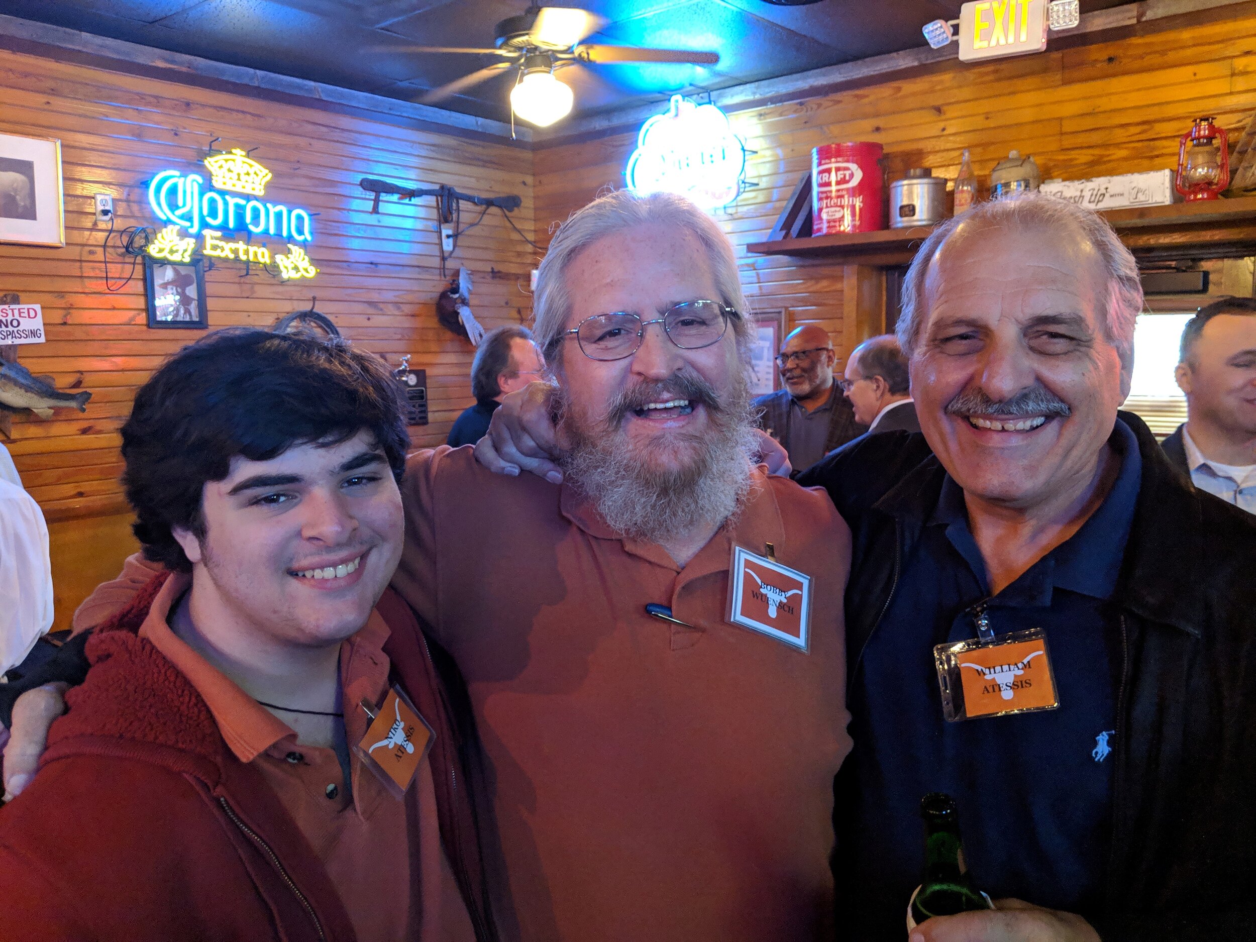 Bobby Wuensch Bill Atessis and son December 2018.jpg