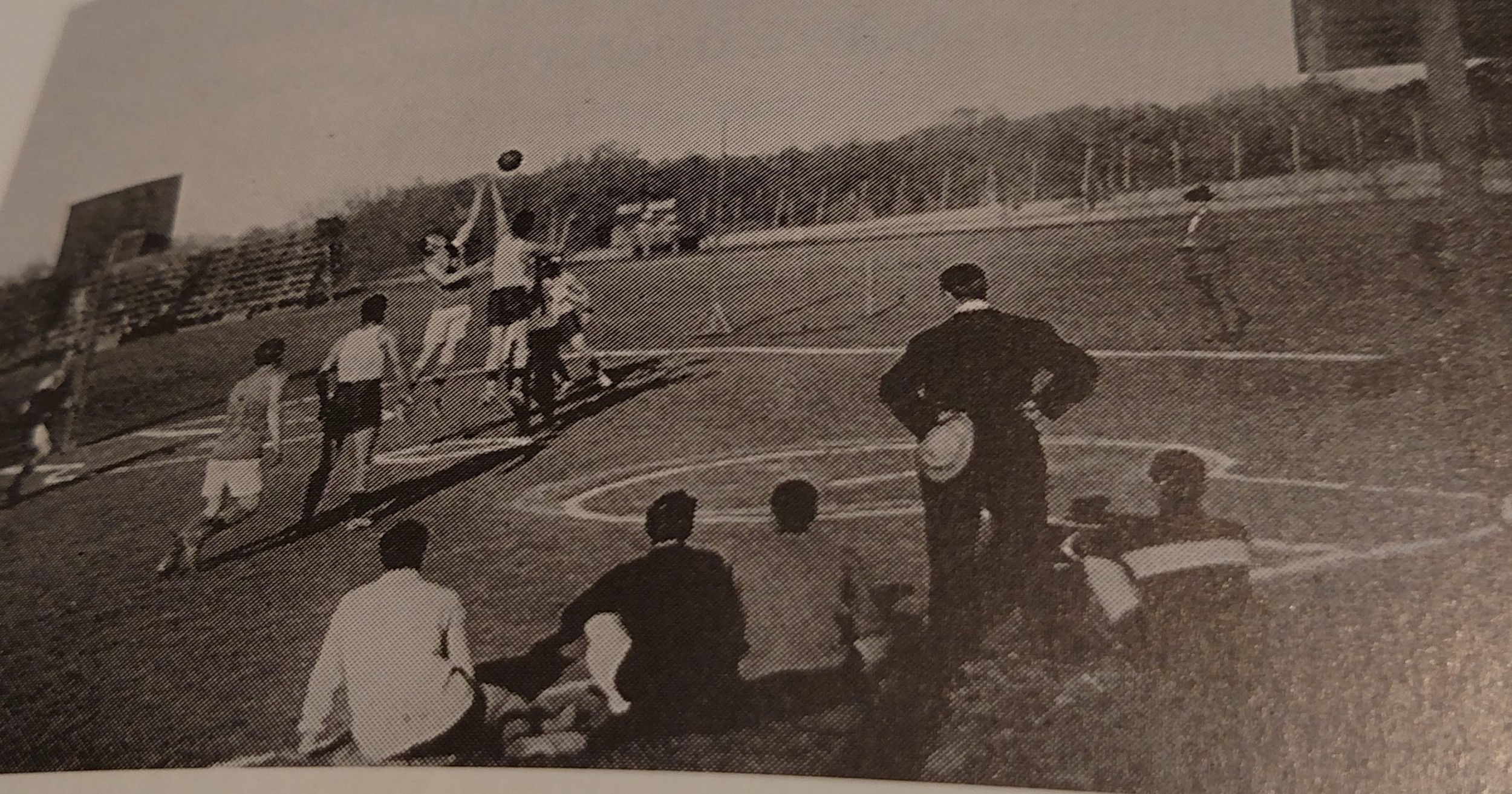 Games are at Clark Field basketball  courts 