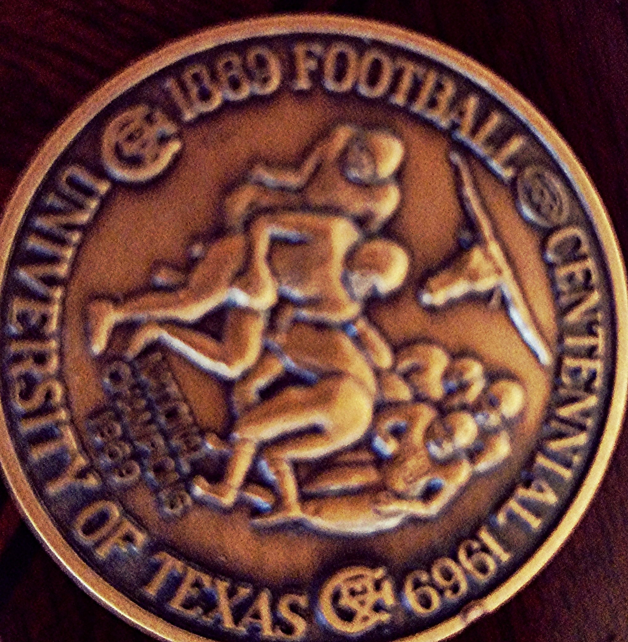 Centennial medallion 100th year of College football