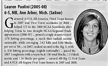 Lauren Paolini  All American 