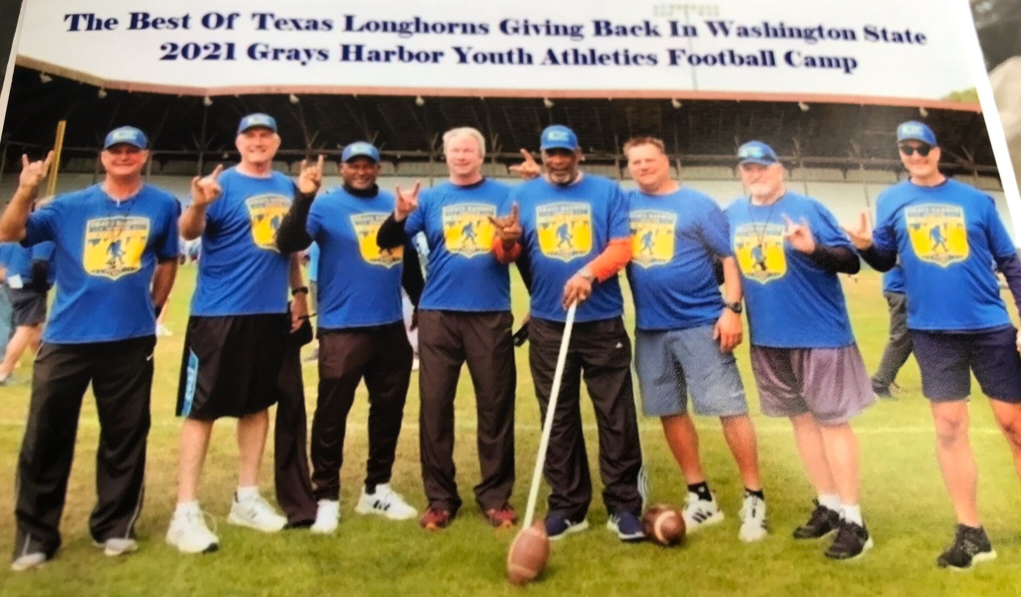  L to r Mike Lee, Doug English, James Lott, Bill Heathcock, Kenny Sims, John Teltschik, Dana LeDuc, Bryan Chester 