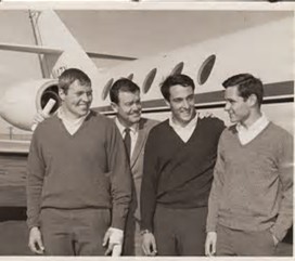 Monty Johnson and Danny Lester signing date 1967