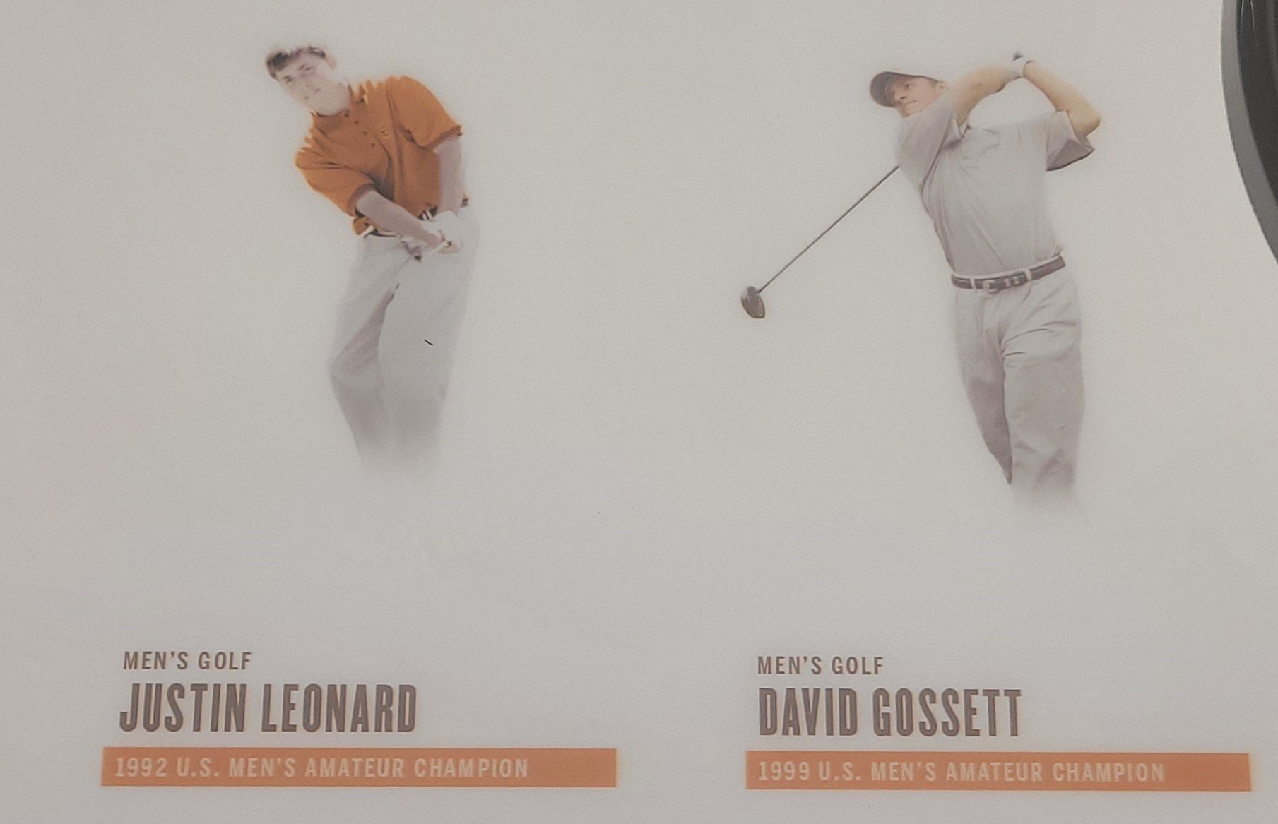 Recognized in North End zone   - Amateur Champion , Justin Leonard 1992, David Gossett 1999- golf.jpg