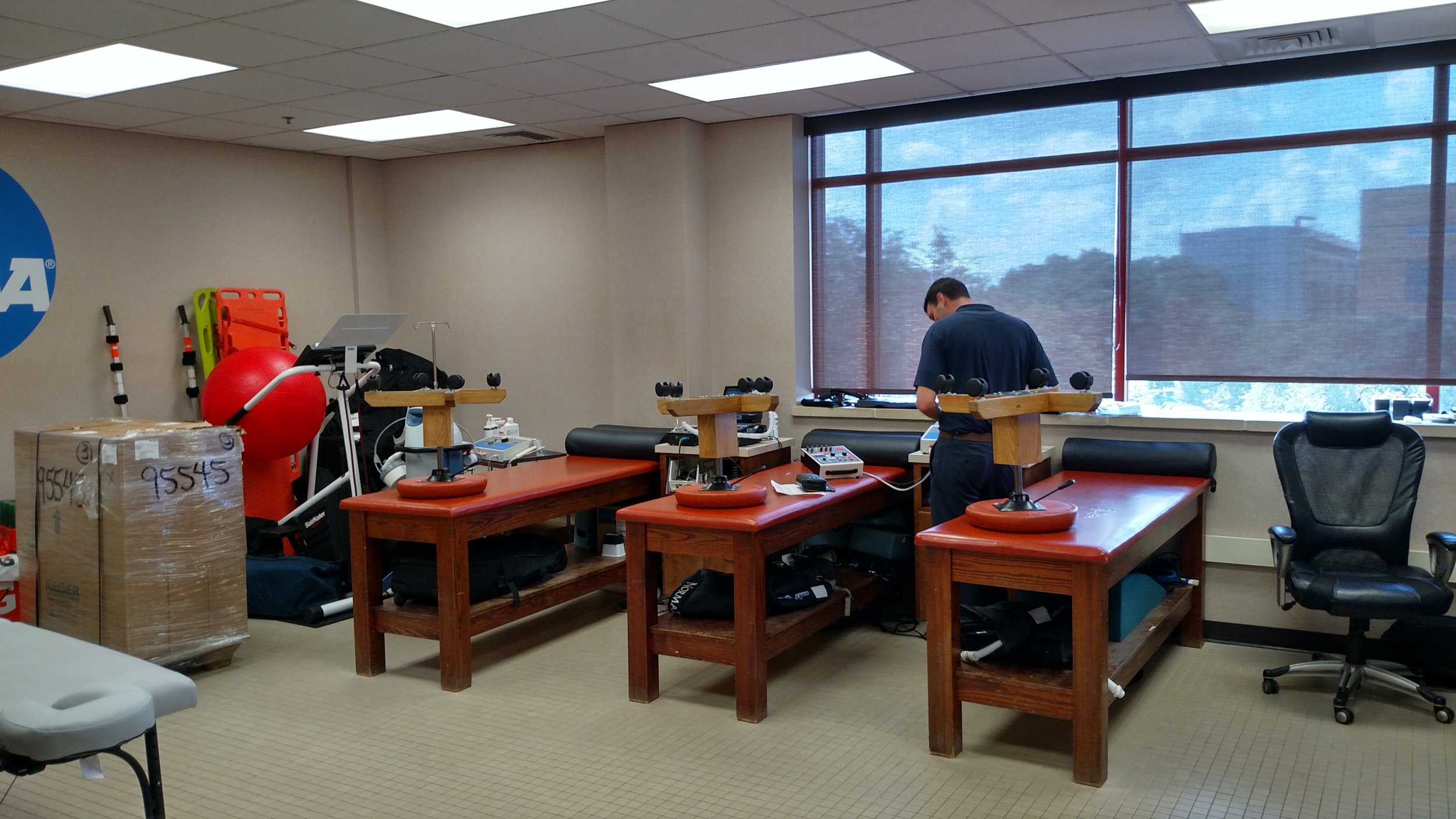 Soccer and track Training room 