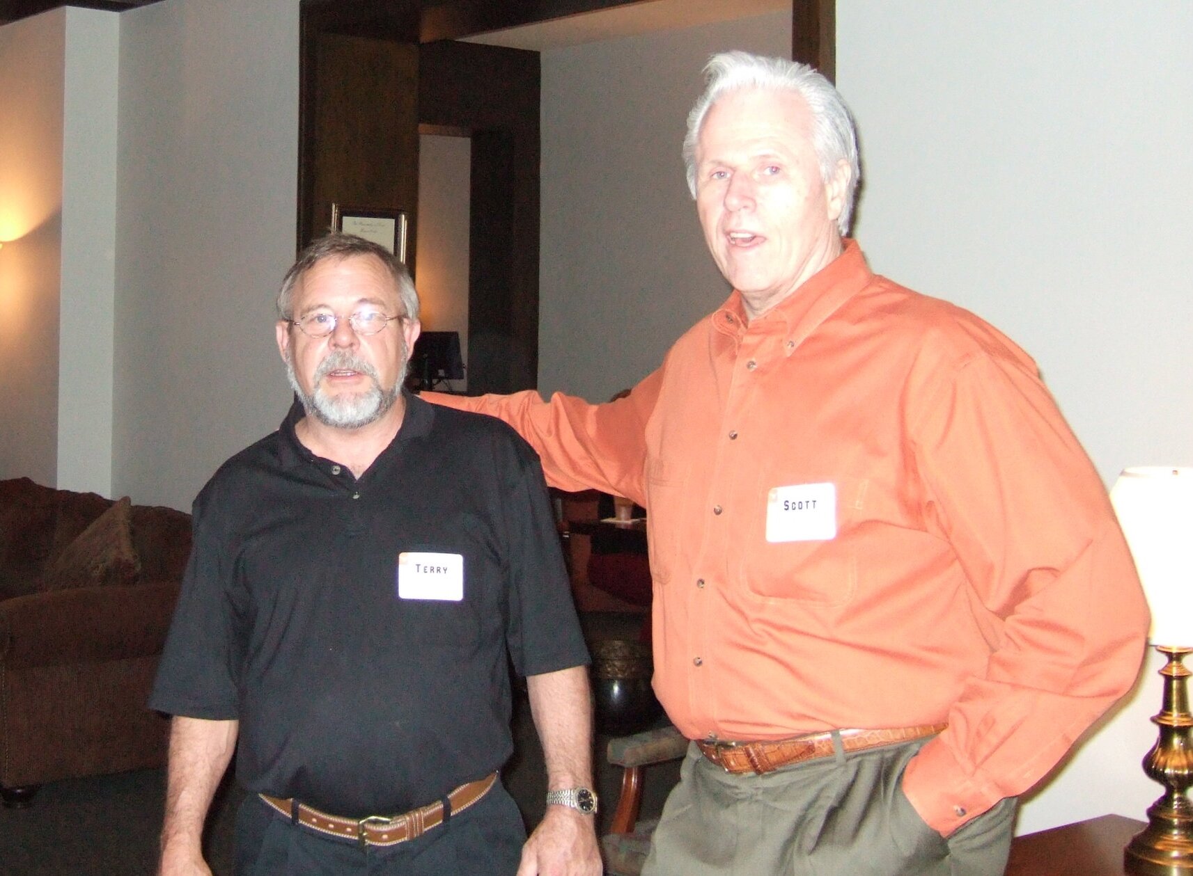 Terry Collins and Scott Palmer