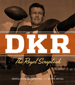 Limited Edition, Signed by Coach Royal and Edith Royal, October 2012. $250.00. Sold by the Texas Exes. Royalties go to “Friends of DKR 40 Acres Scholarship”.