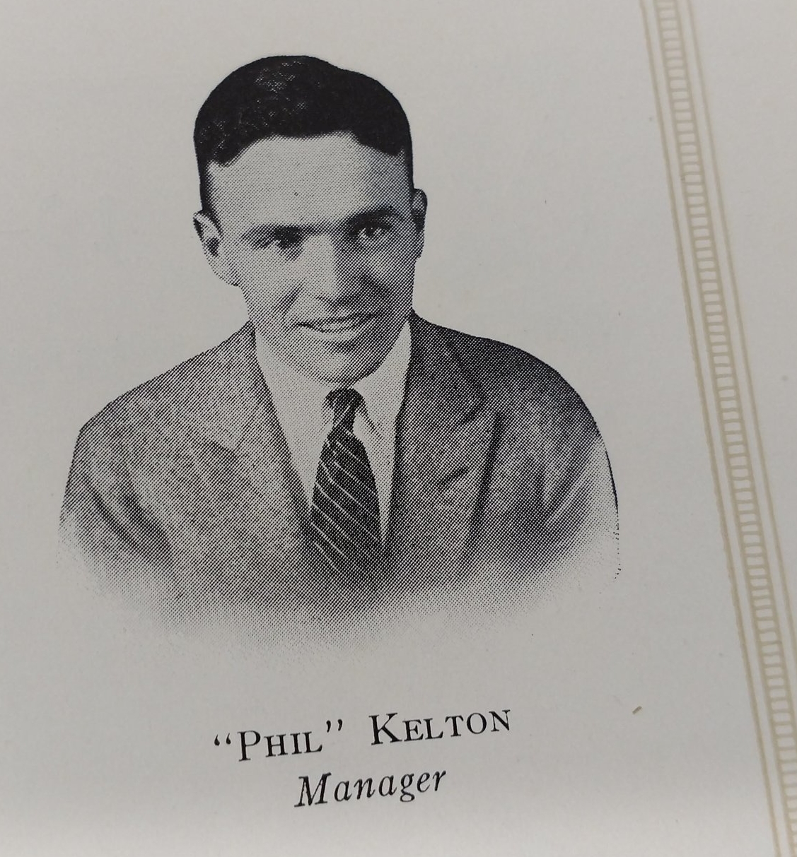 Phil Kelton track manager