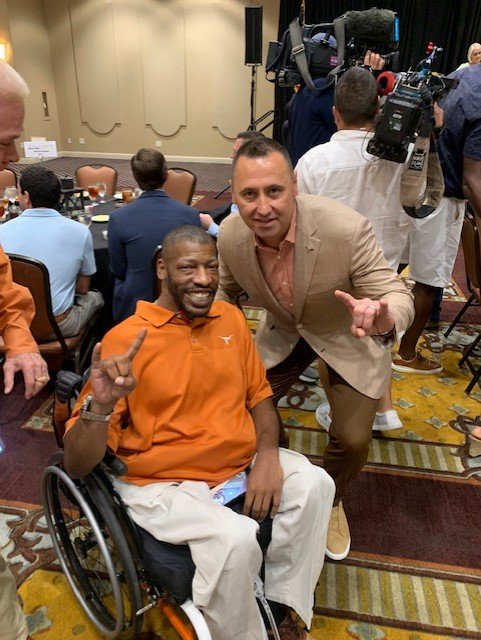  Houston Touchdown Club  tyres  with Coach Sark 