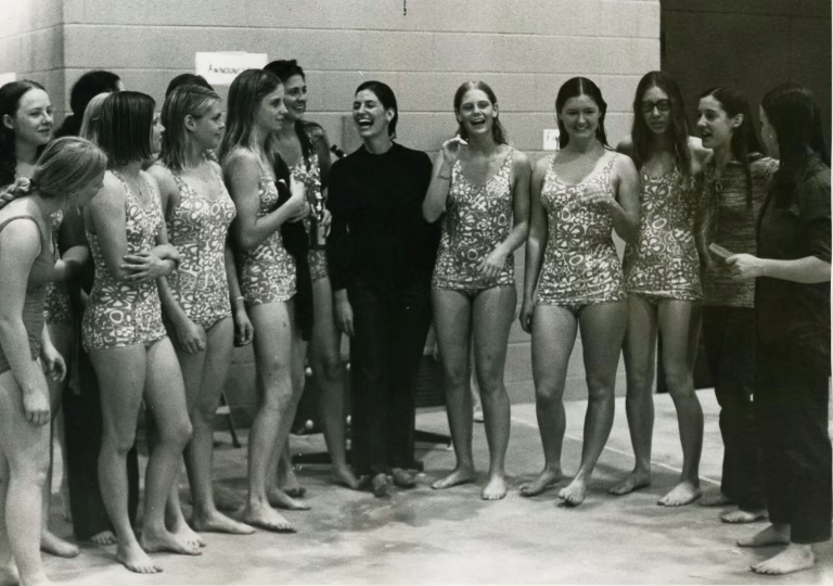 1970-1971  – women’s first swimming Coach Ramenofsky