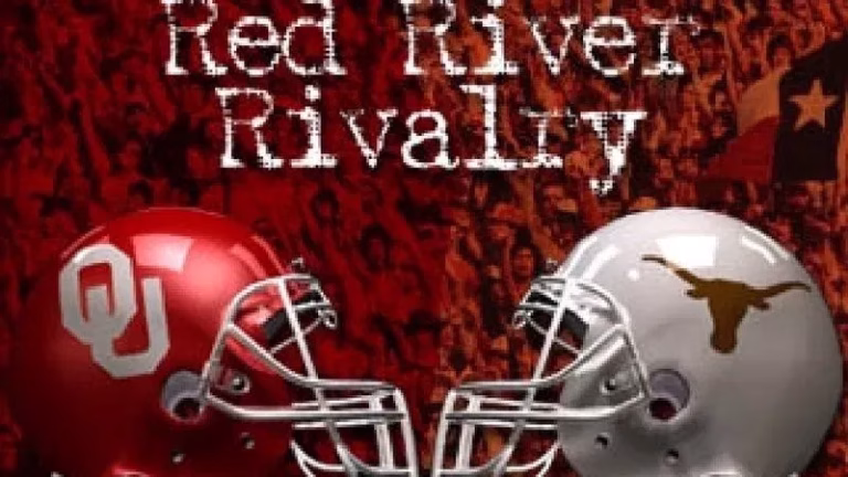 Texas-OU Red  Rivalry and a River Runs through it