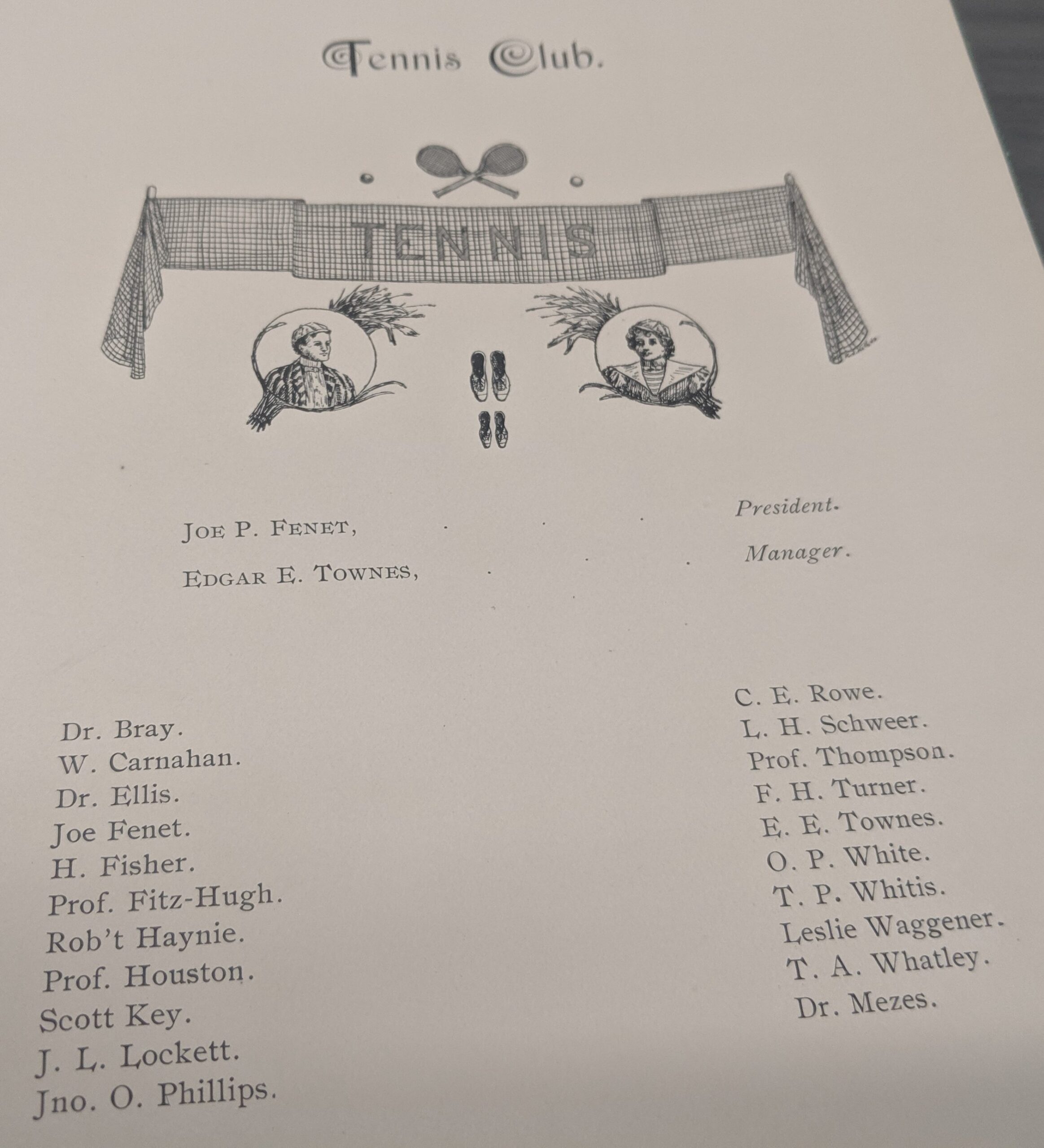 Tennis 1898