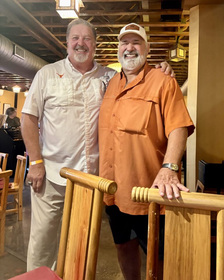 9/04/2026 newsletter Volum X Newsletter #18 Psychological warfare wins football games, Lunch at the Bluebonnet Cafe, Corby Robertson , Coach Piblevech, Frank Erwin Awards Banquet – ar