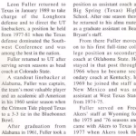 2026  Coach Fuller’s Passing
