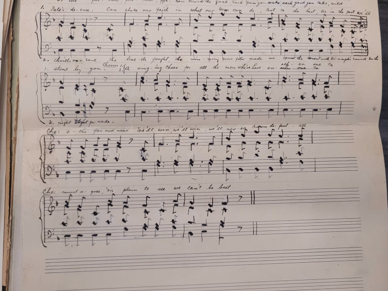 Writing Songs about Longhorn Sports and the University of Texas was very popular in the early 1900’s under Coach Metzenthin influence .